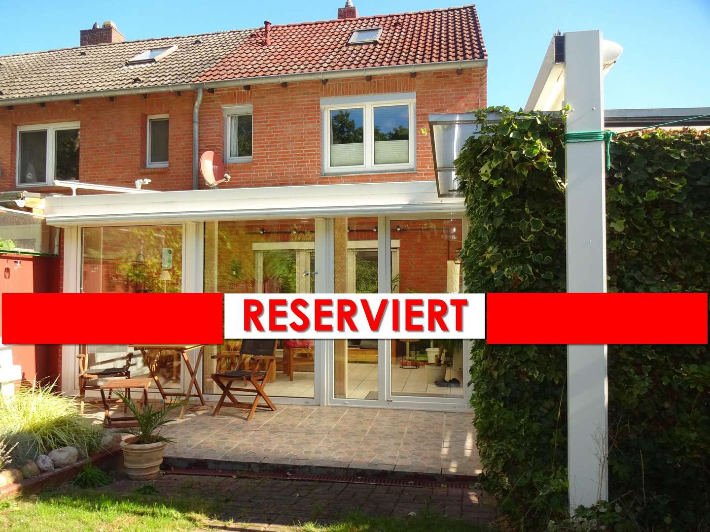 -1355 Hausrückseite--RESERVIERT - Reihenendhaus in 23562 Lübeck mit 80m² günstig kaufen